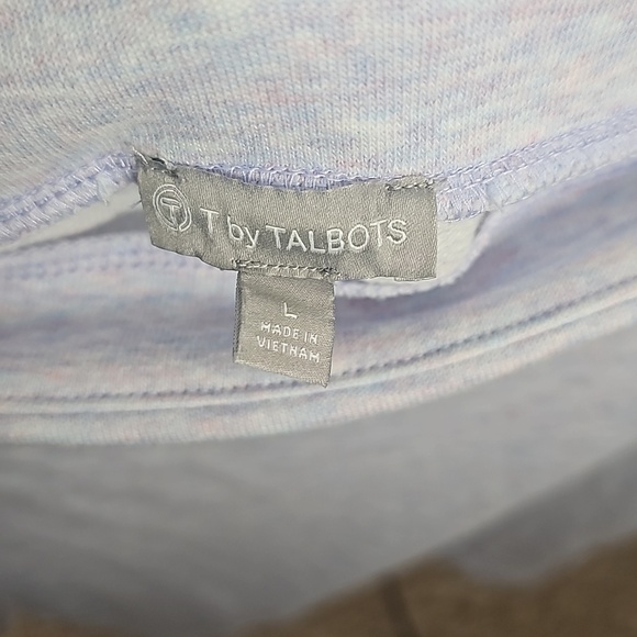 T By Talbots Large Multicolor Long Sleeve Sweatshirt - Picture 6 of 6